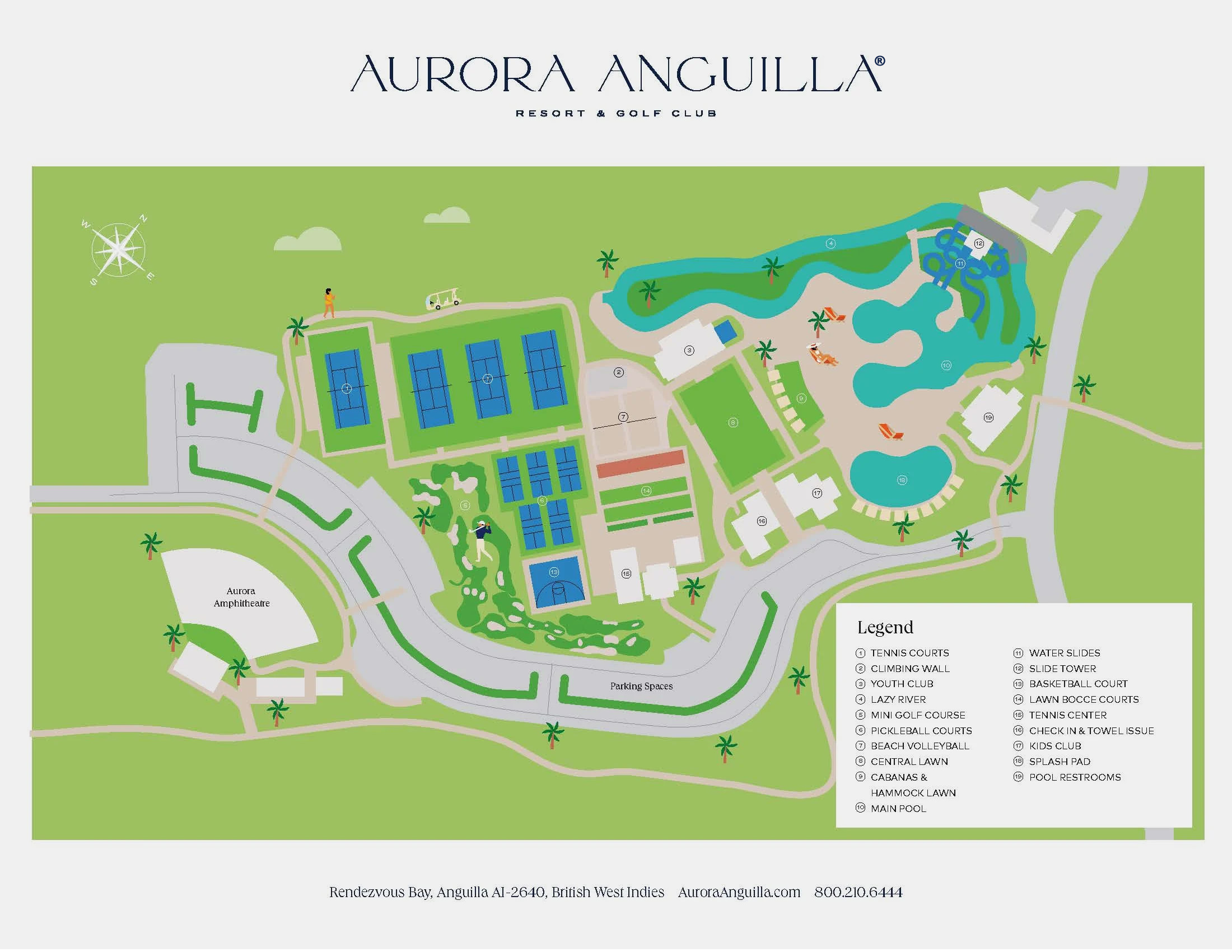 Aurora Anguilla Activity Park Map